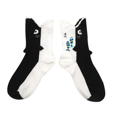 Jaws Shark Eat My Feet Socks